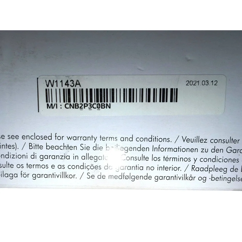 Genuine HP 143A W1143A Neverstop Laser Black Toner Reload Kit Sealed OEM